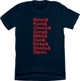 Baseball Lineup 1991 Minnesota & blue T-shirt In The Clutch